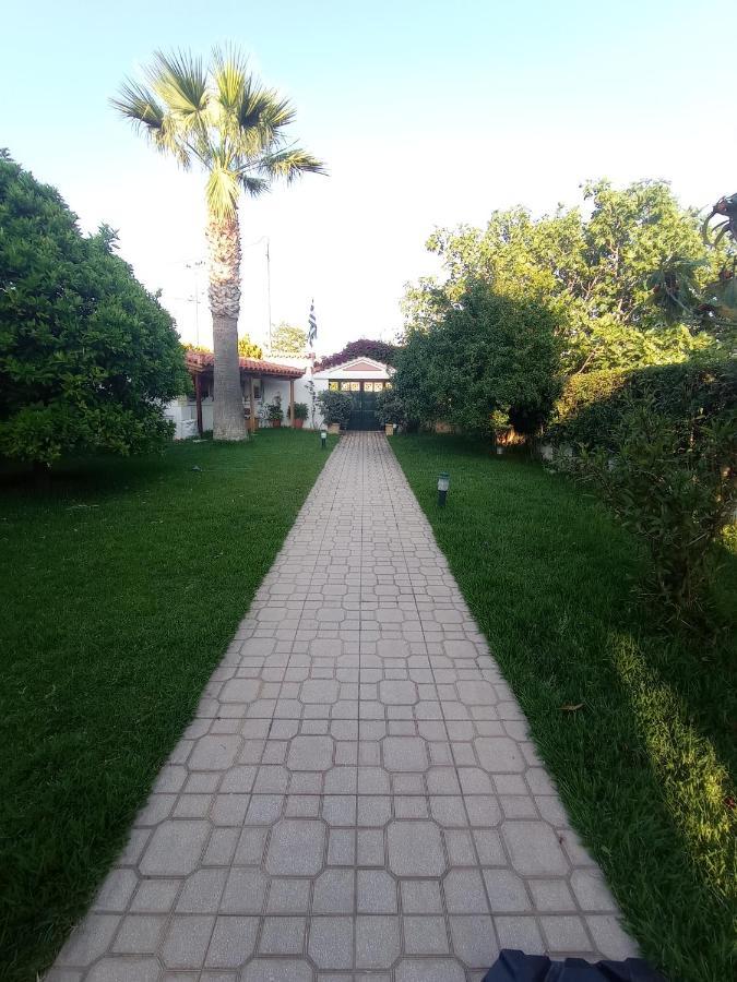 Galini Apartment Near Sea, Port And Airport Artemida  Bagian luar foto